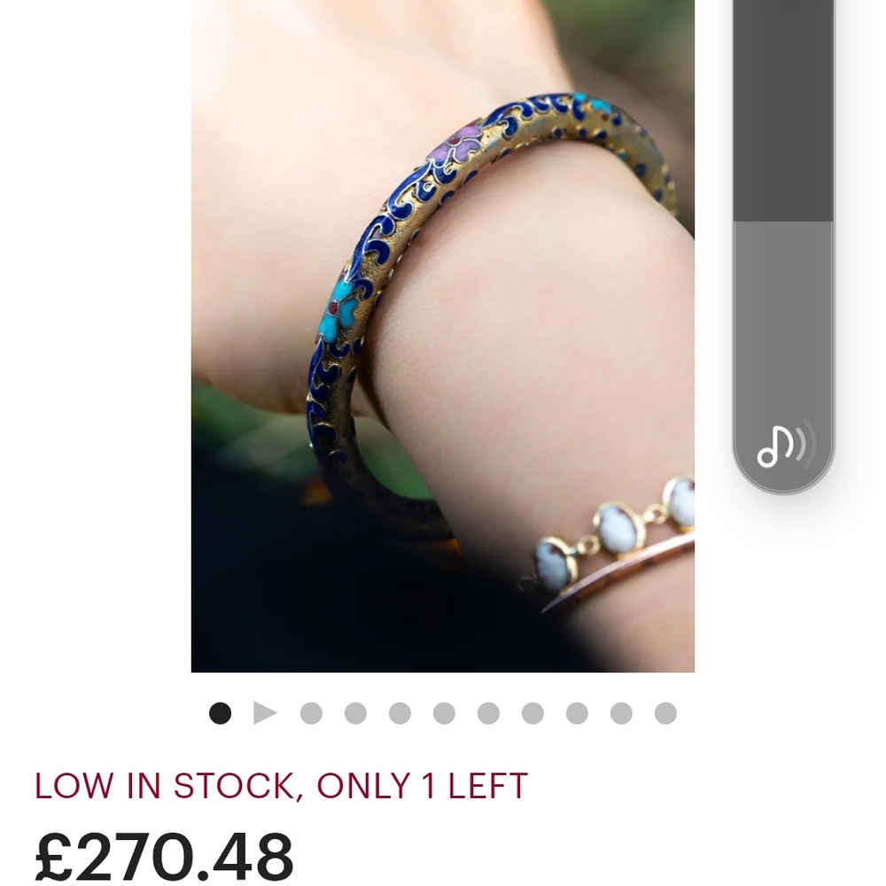 Sophisticated Blue and Gold Twisted Bracelet